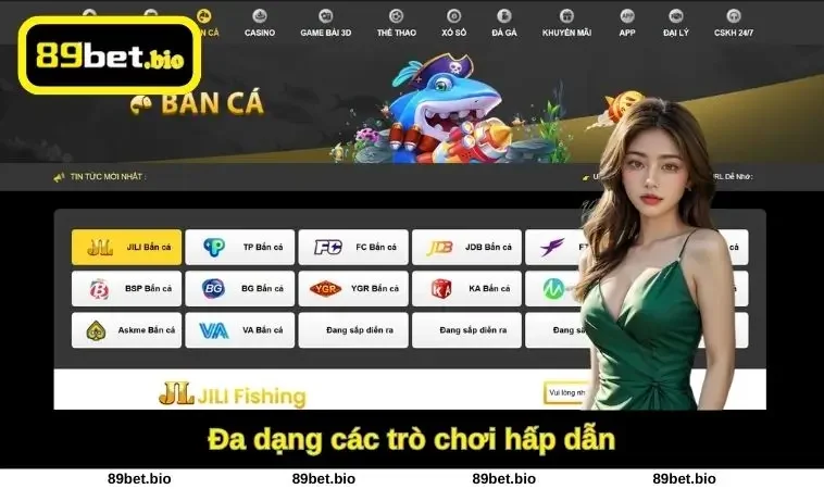 Đa dạng các trò chơi hấp dẫn