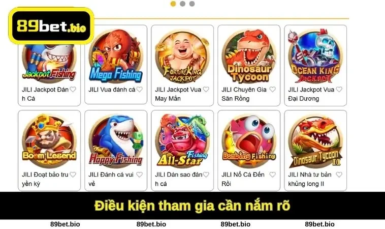 Điều kiện tham gia cần nắm rõ