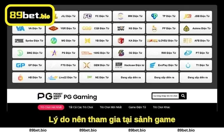 Lý do nên tham gia sảnh game